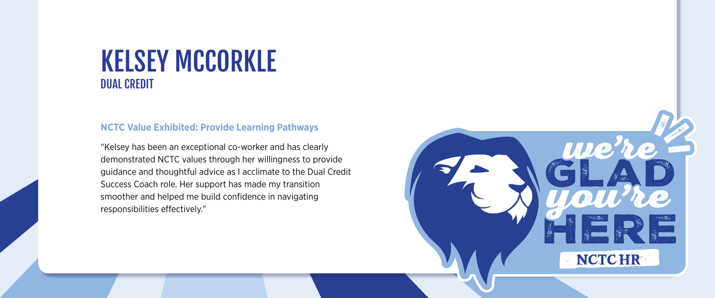 Kelsey McCorkle KUDOSMARCH26